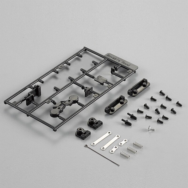 Killerbody 1:10 lc70 RC crawler parts Movable Hood Upgrade Sets Fit for KB#48601 1/10 Toyota Land Cruiser Hard Body