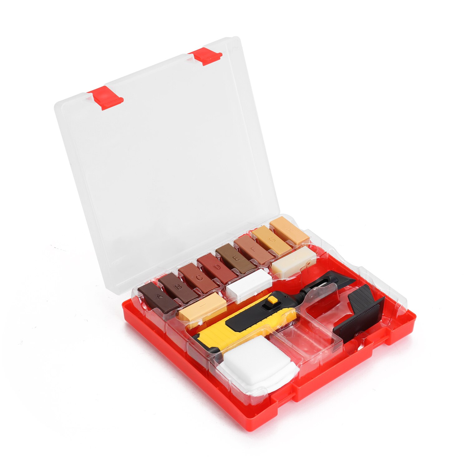 Laminat Boden Reparatur Werkzeug Laminat Reparatur Kit Wachs System Boden Arbeitsplatte Stabilen Gehäuse Chips Kratzer Ausbessern Werkzeug Set