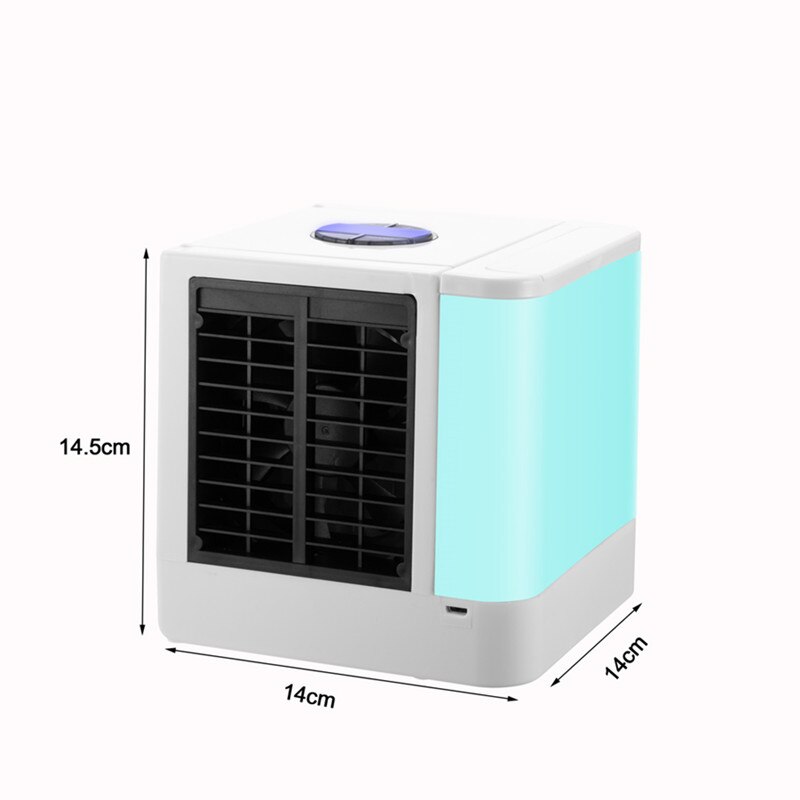 Mini climatiseur humidificateur purificateur USB Portable refroidisseur d'air 7 couleurs lumière bureau refroidissement par Air refroidisseur ventilateur pour bureau à domicile