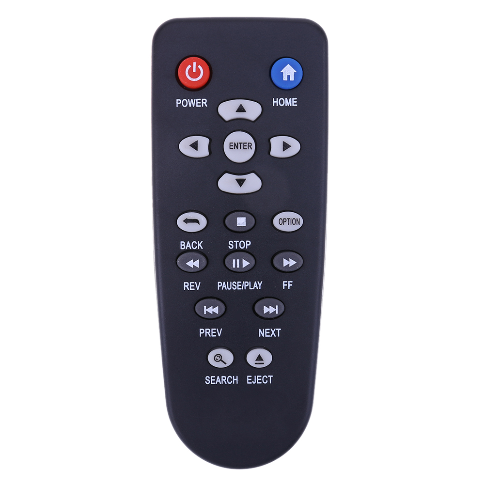 Praktische hd player fernbedienung batterie betriebene hd player controller ersatzteile für western digital wd tv live plus