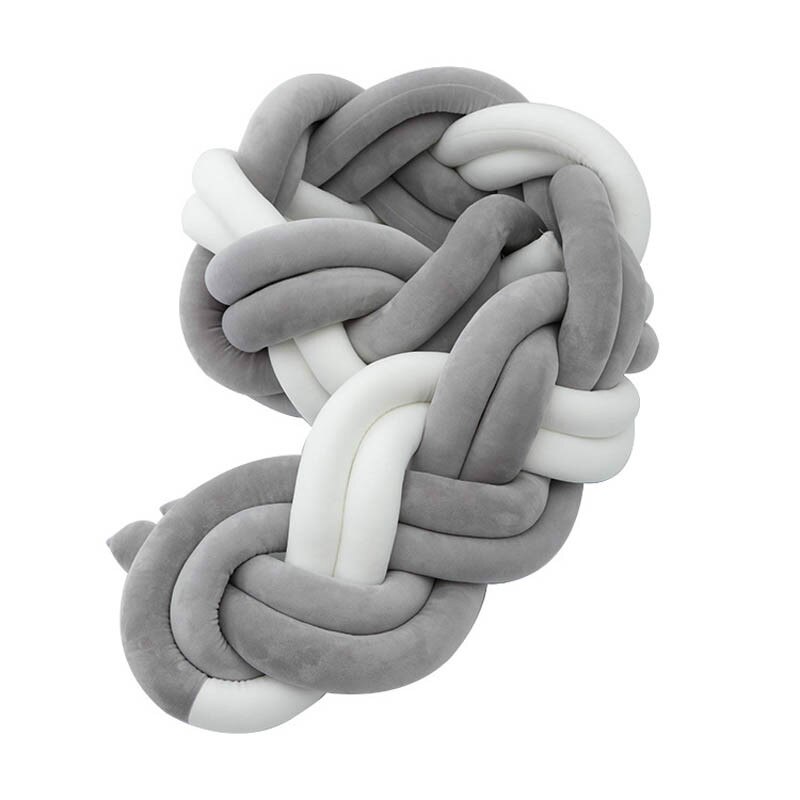 1.5M Geknoopt Twist Touw Handgemaakte Barrière Braid Knot Kwekerij Voor Kind Wieg Hek Cot Rail