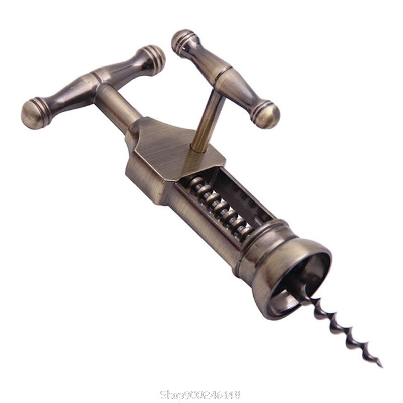 Unique Zinc Alloy Corkscrew Red Wine Bottle Opener Triangle Lock Cork Puller Champagne Opening Tools O29 20: B