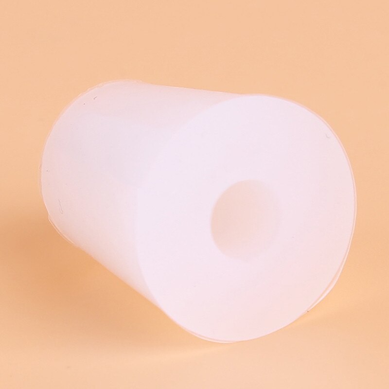 Home Brew Wine Stoppers Silicone Plug With 8mm Hole For Airlock Valve Bubbler Fermentation Exhaust Valve Silicone Rubber Plug: 6 with  hole