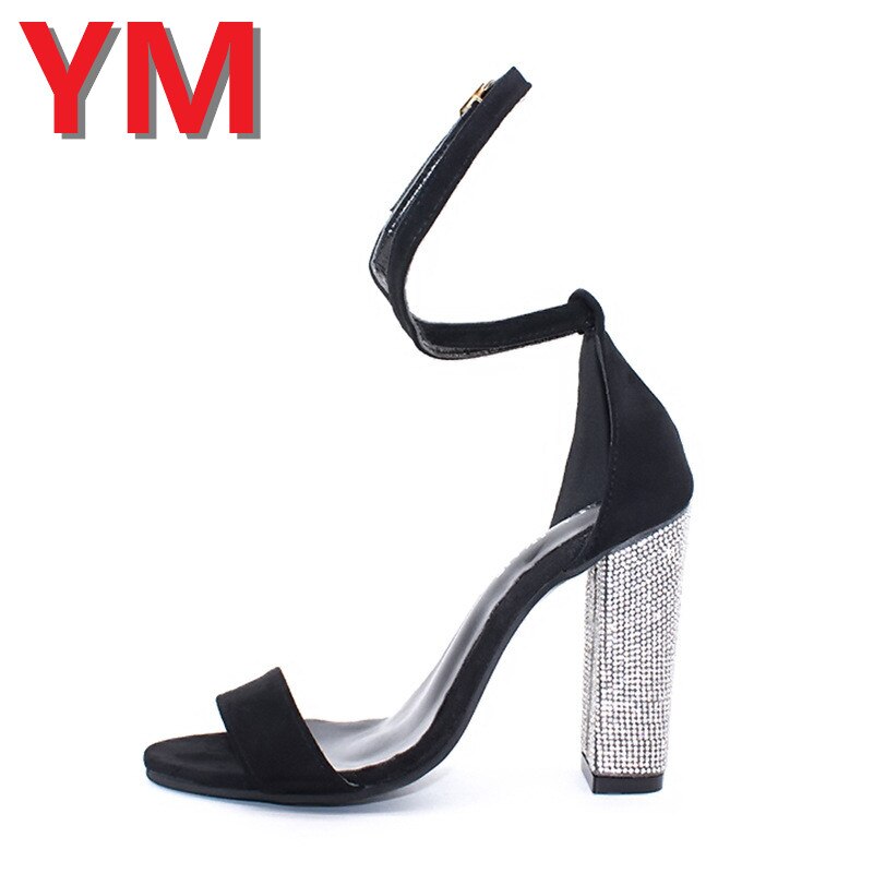 Meinabsatz Dames riempjessandalen slingback hoge hakken