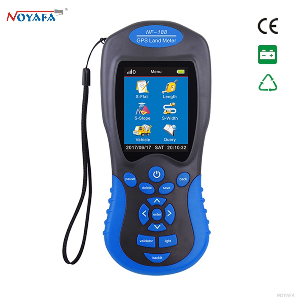 Noyafa GPS Land Meter Test Device NF-188 Survey Equipment Use Farm Land Surveying Mapping Area Length Outdoor Measuring Tool