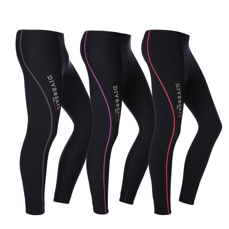 1.5MM mężczyzna czarny kombinezon neoprenowy kobiety spodnie nurkowanie Snorkeling Surfing pływanie ciepłe spodnie legginsy TightsFull Bodys