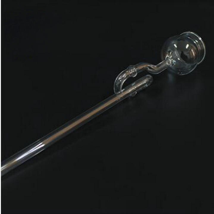 Embudo de seguridad de vidrio de una pieza con cuello largo recto/de una bola/doble bola para instrumento de enseñanza de productos químicos y laboratorio