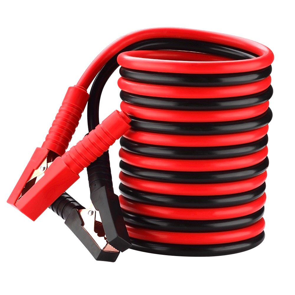 2Pcs 3.0M Jumper Cables Universal Car Power Booster Emergency Charge Battery Cable Car Accessories: Default Title