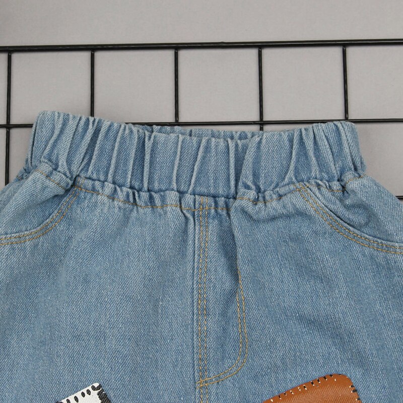 Ienens criança meninos meninas calças de brim calças compridas crianças bebê menina denim calças primavera moda cor clara cowboy calças caber 2-6y