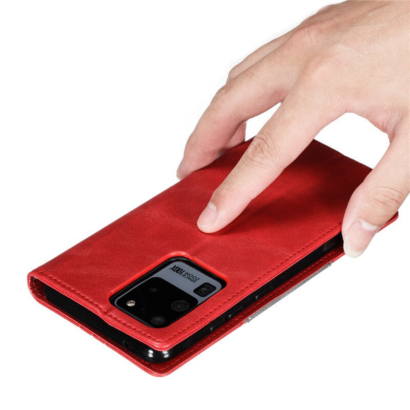 Retro läder magnetfodral för samsung galaxy  s20 flip plånboksfodral för samsung  s20 ultra  s 20 plus  s20 ultra  s20 plus telefonfodral
