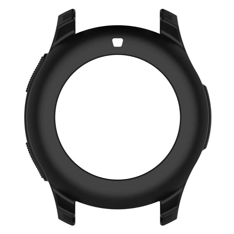 Coque souple en Silicone housse de protection pour Samsung Galaxy montre 46mm Gear S3 Frontier: BK