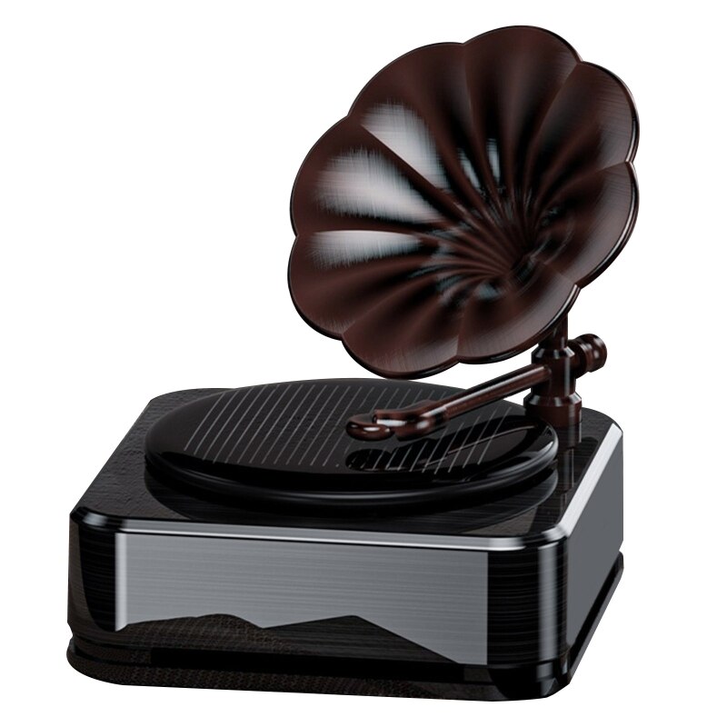 Simulation Record Player Car Aroma Diffuser Retro Style Aromatherapy Diffuser: 1