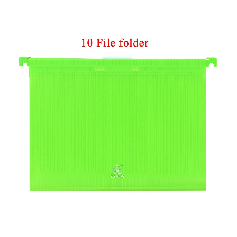 Desk Files Rack Folder Organizer Storage Document Bag Book Magazine A4 Paper Stand Holder Desktop Accessory Home Office Supplies: Green10 file folders
