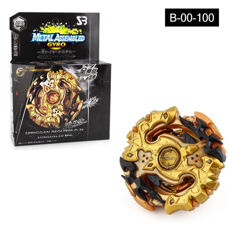 Bayblade 48 style BURST B-129 Starter Cho-Z Achilles.0.Dm & B-00-129 SPRIGGAN Kid Toy