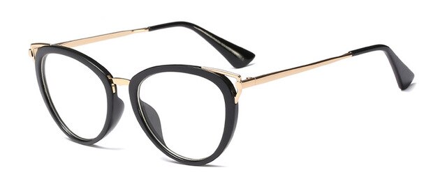 Mixed Colors Cat Eye Eyeglasses Frame Women Retro Myopia Glasses for Female Optical Prescription Eyewear: 5