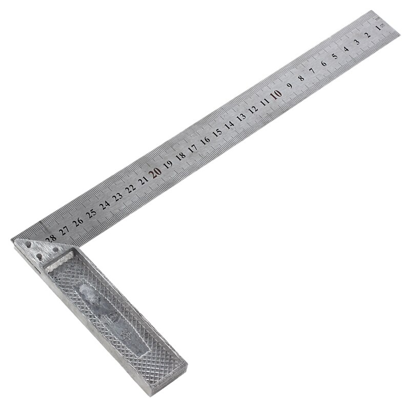 30cm aluminum handle with stainless steel scale Right Measuring Angle Square Ruler