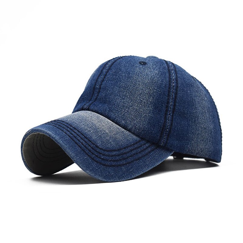 Het Gedeelte Van Cowboy Eenvoudige Licht Boord Baseball Cap Casual Honderd Met Mannen Hip-Hop Hoed Vrouwen Outdoor zonnehoed Jeugd Hoed: style 1