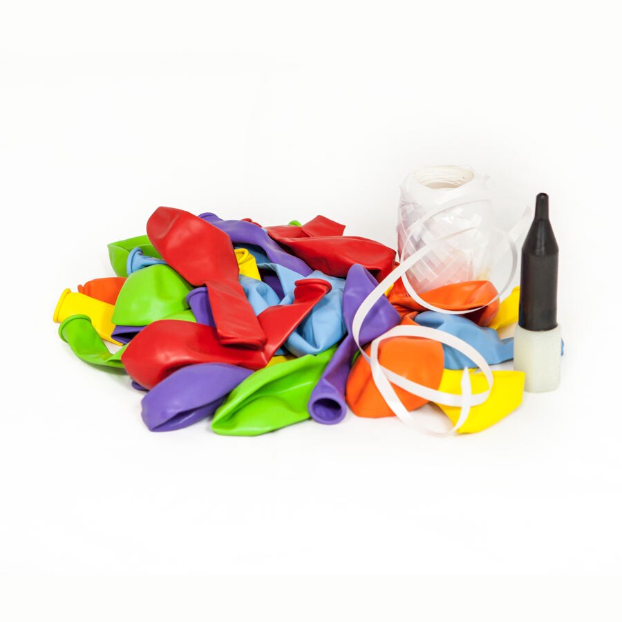Bombona de Helio Desechable, botella de Helio para 30 Globos Incluidos, Mister Helio