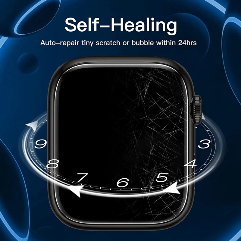 5PCS Hydrogel Film For Apple Watch Ultra 2 1 49MM 6 5 4 SE 40/44MM Screen Protector for Apple Watch Series 7 8 9 41MM 45MM Film