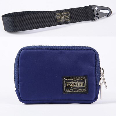 Men Wallet Nylon Cloth Short Wallet Female Handbag Casual Women Wallets Youth Purse: blue rope