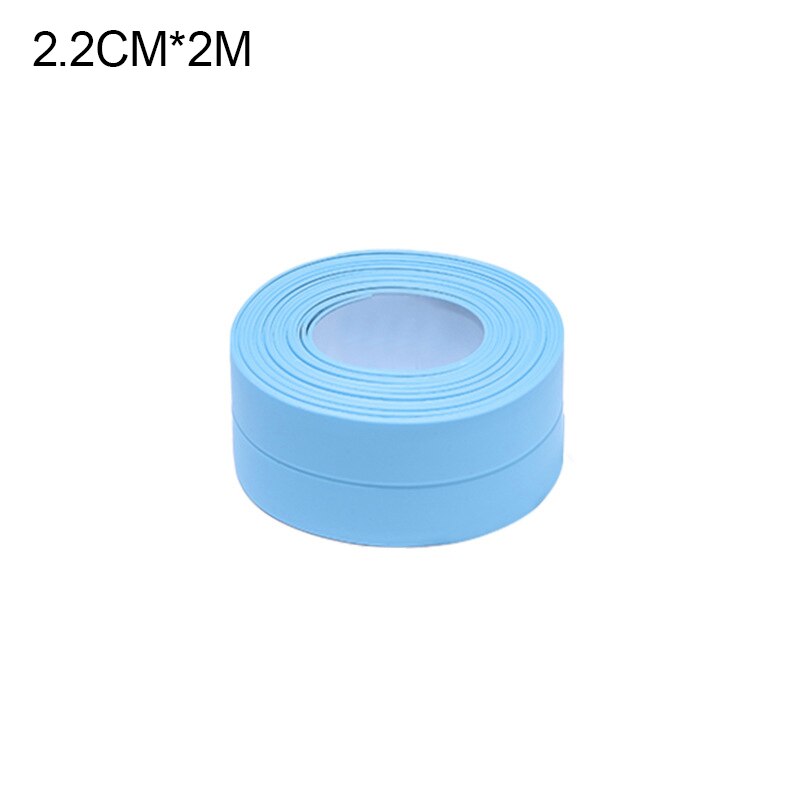 PVC Adhesive Sealant Tape For Kitchen Bathroom Shower Bathtub Corner Sink Sealing Strips Tapes Waterproof Wall Stickers 3.8/2.2M: G479551A