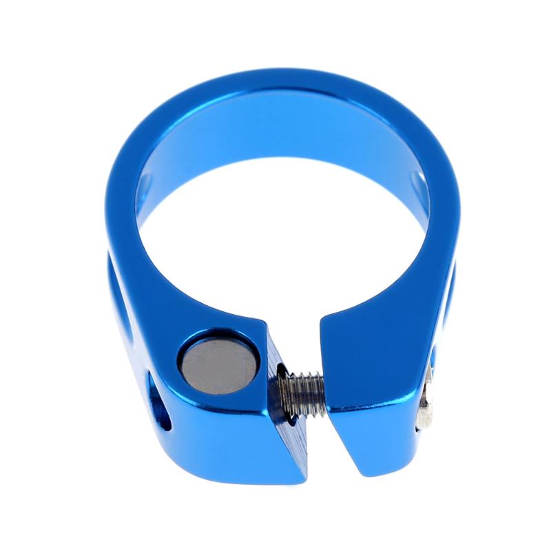 Aluminiumlegering racefiets snelspanner zadelpen superlichte fiets zadelpen buisklem fietsonderdelen accessoires: Blauw