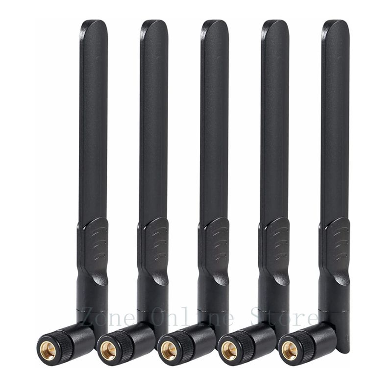 Antenne WiFi double bande 8dbi SMA, 2.4/5/5 GHz, 5 pièces/lot, antenne mâle pour enregistrement vidéo sans fil, caméra IP