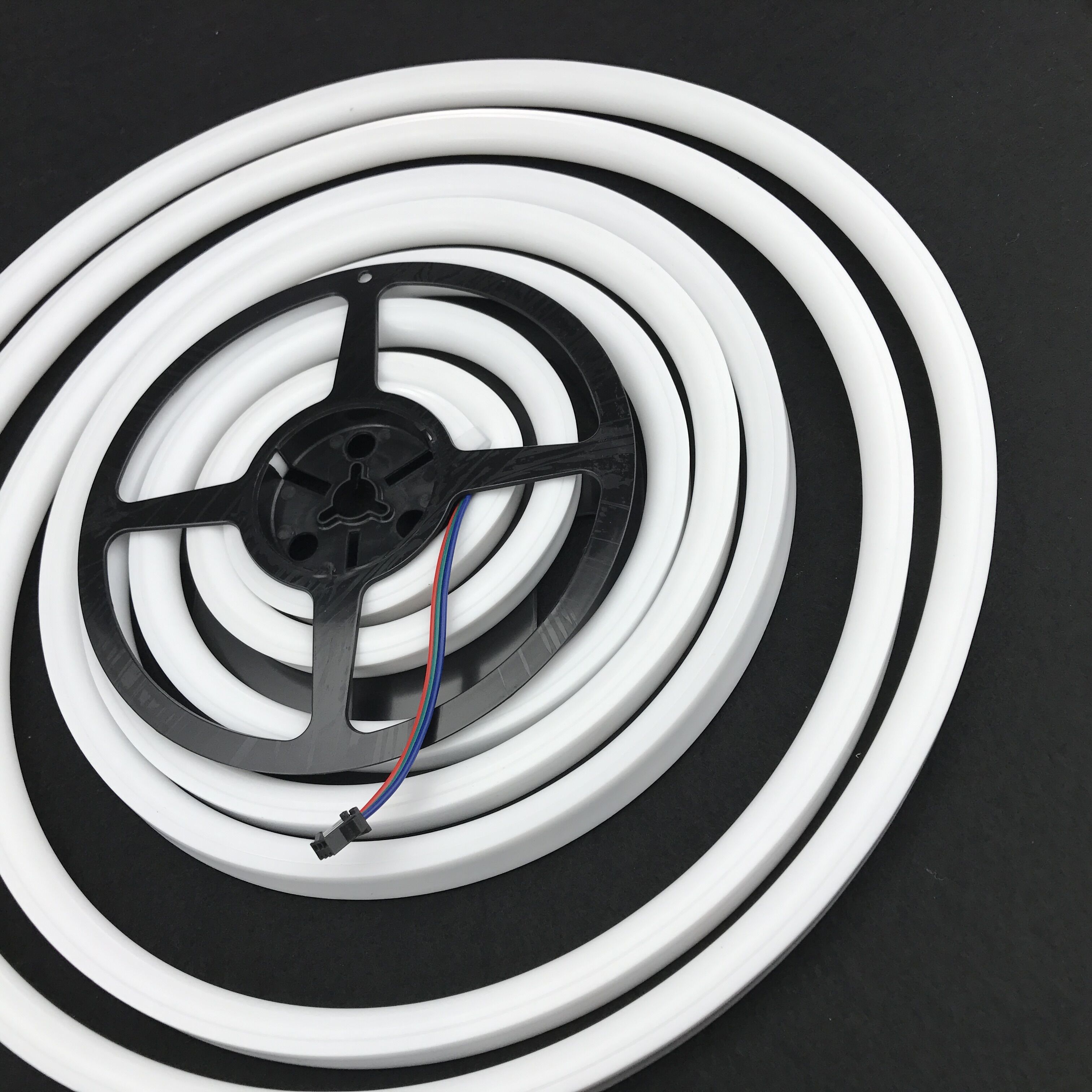 2.5m DC5V WS2812B addressable led neon pixel light,RGB full color;30leds/m with 30pixels/m;waterproof