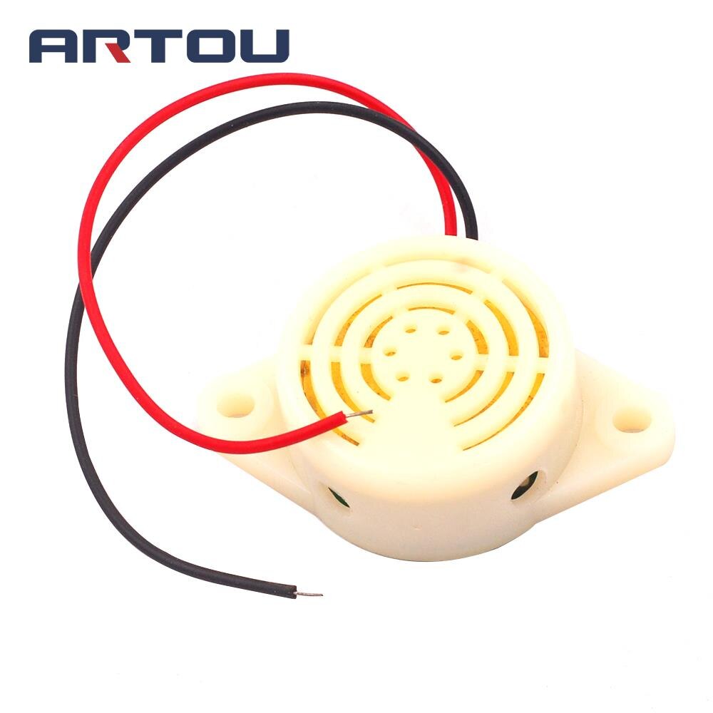 1pcs Piezo Active Buzzer 3V-24V Universal Electronic Buzzer Intermittent Intermittent Sound SFM-27