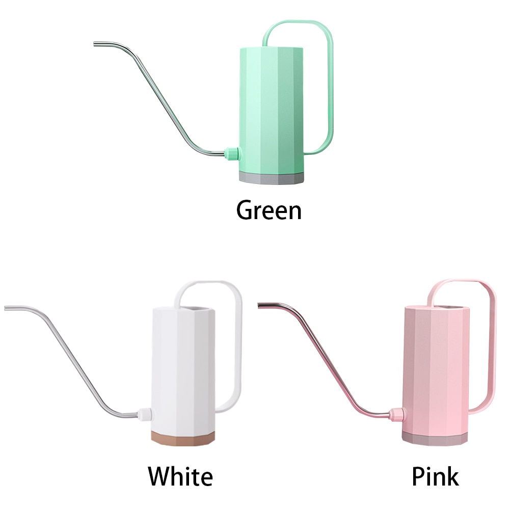 1,2L Gießkanne Weiß - Lange Tülle Für Zimmerpflanzen Aus Recyceltem Kunststoff