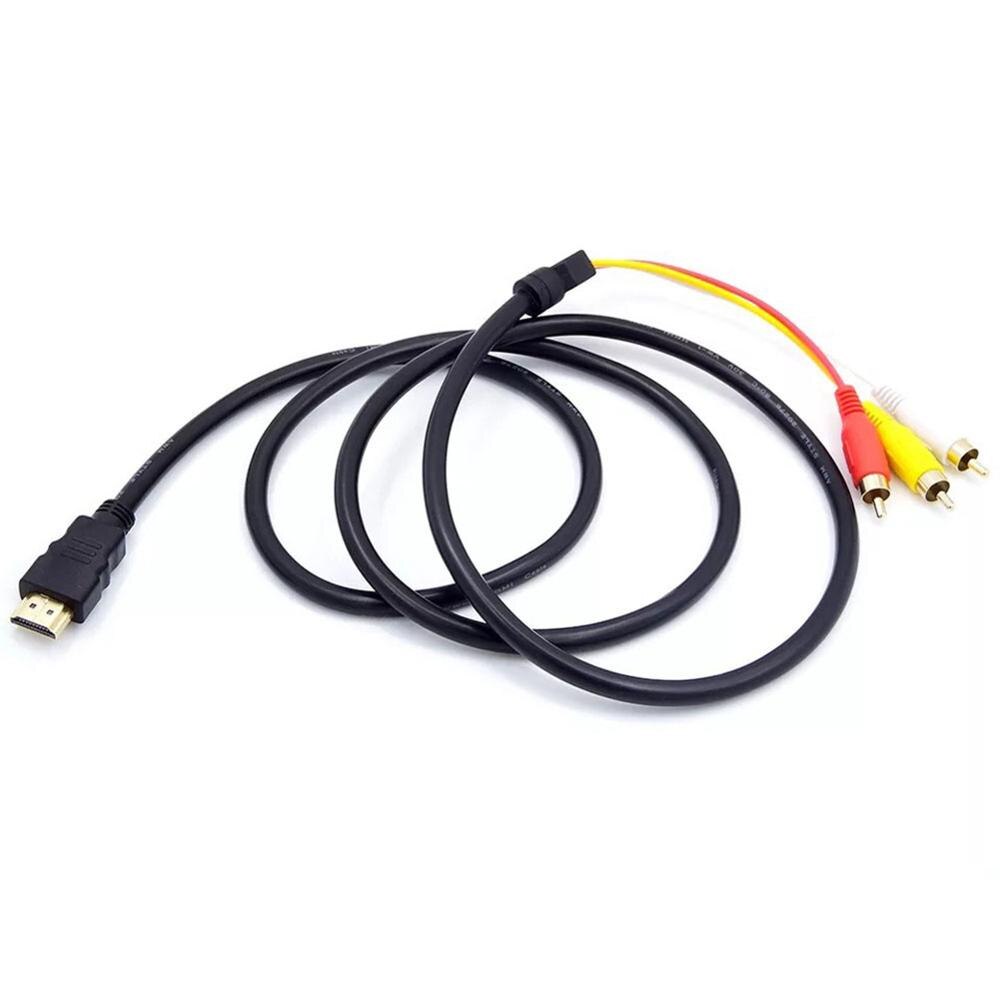 Hdmi-Compatibel 3RCA Component Kabel 1.4HD Hdmi-Compatibel Av Hdtv Adapter Video Kabel