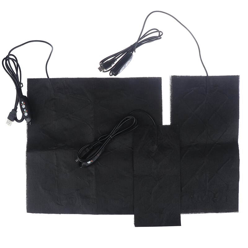 Usb Warme Pasta Pads Snel Verwarming Carbon Fiber Verwarming Pad Veilig Draagbare Verwarming Warmer Pad Voor Doek Vest Jas schoenen Sokken