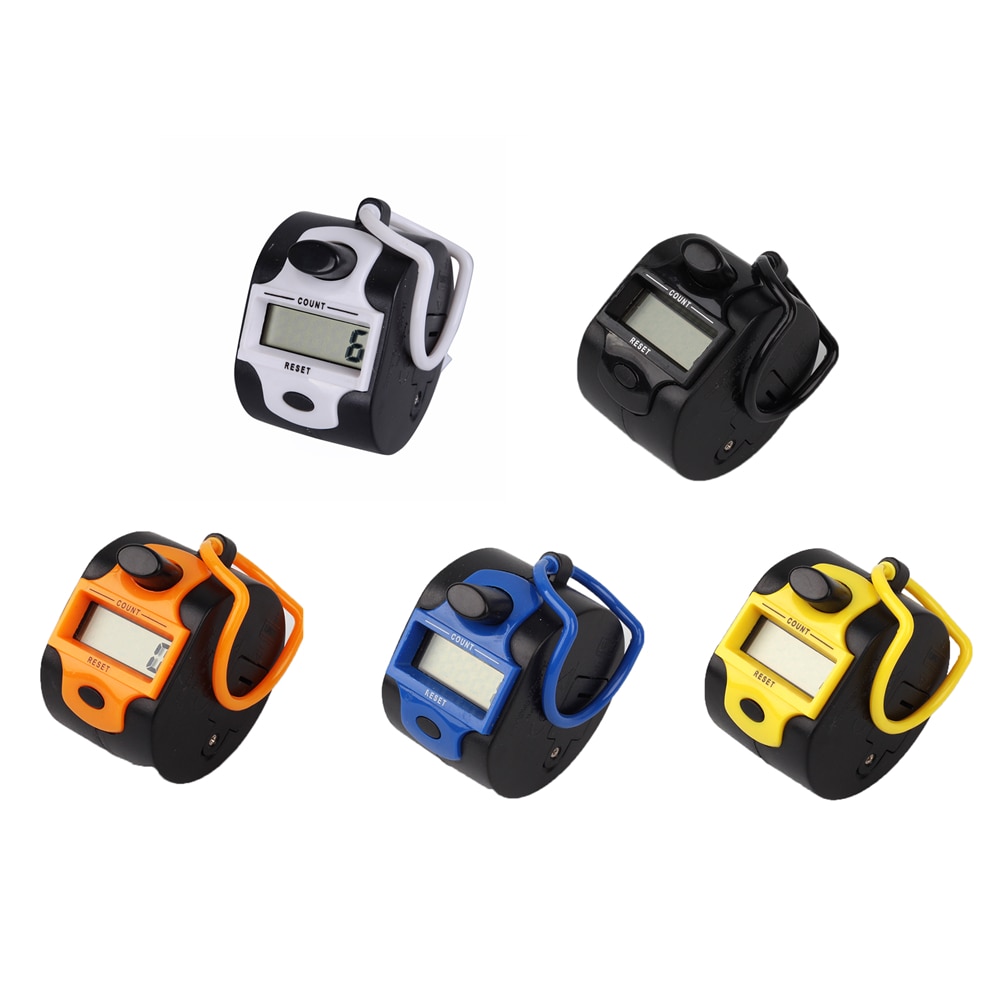 5 Digit Hand Held Tally Clicker Counter Digit Number Clicker Golf Manual Press Counter Portable Manual Digital Counter