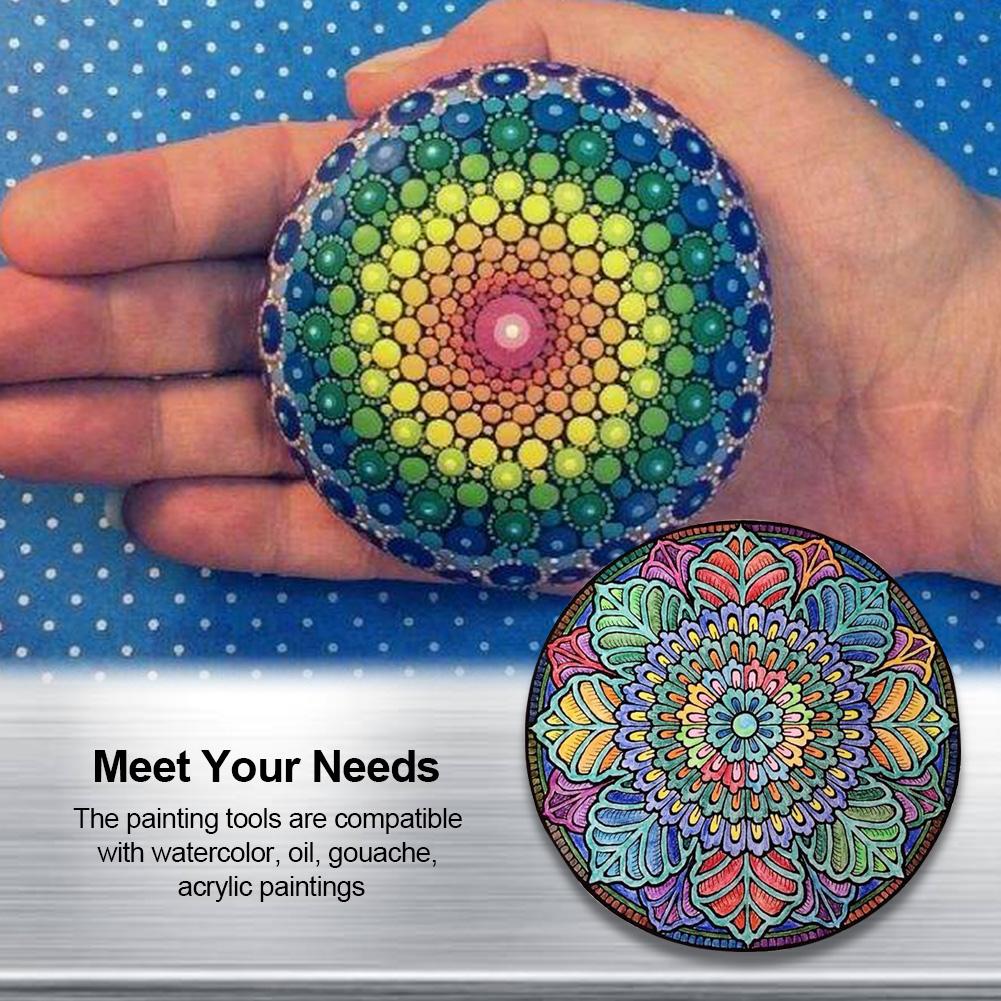 In-stock 35PCS/set Dotting Painting Tools Set Complete DIY Graffiti Carving Tools Kit For Rocks Ceramics Art Drawing