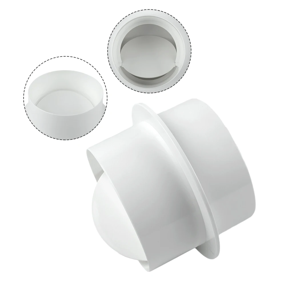 Badkamer Terugslagklep Ventilatie Wit 100Mm 110Mm 120Mm 150Mm 200Mm 80Mm Voor Badkamerventilator Voor Ventilatie Pvc