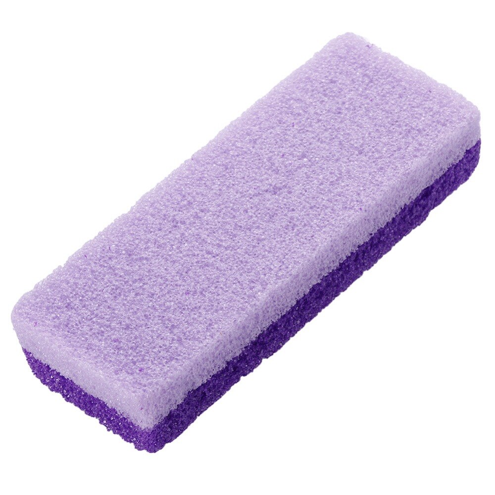 Pimpsten exfoliera fot fotvård död torr hud förhårdnader pedikyr död hård grov hudborttagningsmedel skrubberverktyg lila  #279833