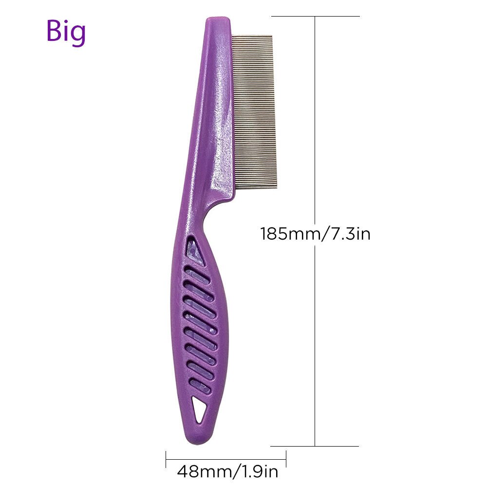 Hair Lice Comb Brushes Terminator Fine Egg Dust Nit Free Removal Stainless Steel: 11