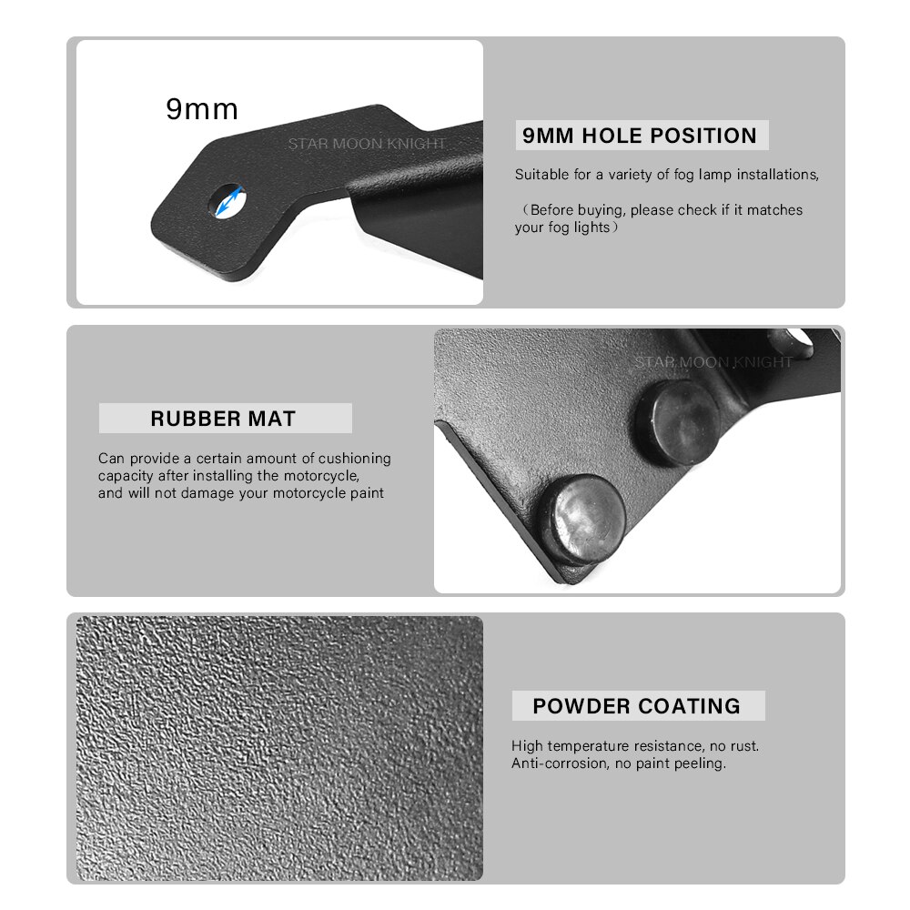 Auxiliary Light Mounting Brackets Driving Lamp Spotlight Holder For Honda CRF1100L CRF 1100 L Africa Twin Adventure Sports -