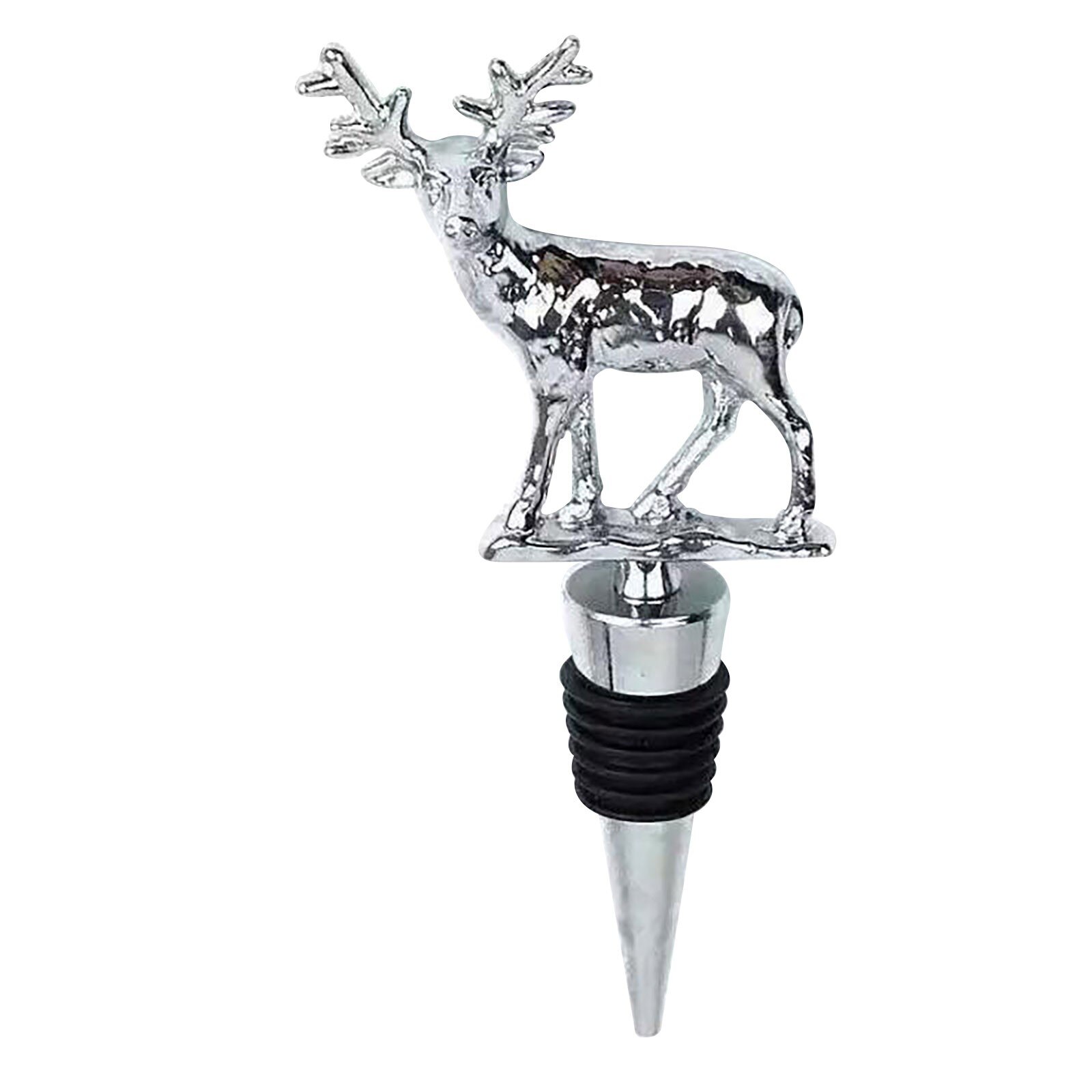 Animaux Bouchon de Vin En Silicone, Simulation Tête D'animal, Vin Bouchon De Bouteille Décoration De La Maison Bar Outil Pour Bouteille De Vin: G