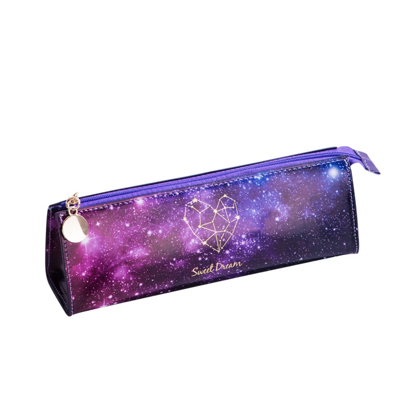 Mini School Pencil Case Cute Star Cartridge Bag for Girls Back to School Pencilcase Big Penal Box Stationery Kit Pouch Supplies