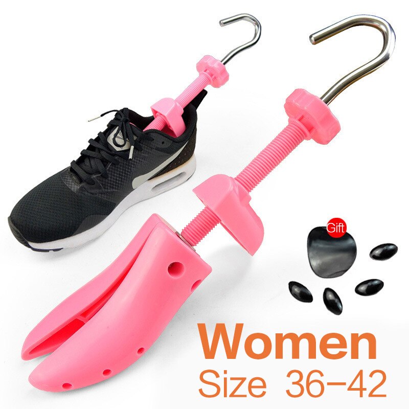 1 PC Expanding Shoes Tree Shoe Support Device For Men And Women Tree High-grade Plastic Shoe Tree Shaper Expander: Champagne