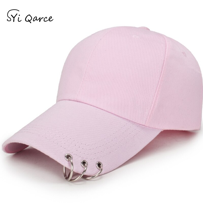 Sports Hat Adjustable Baseball Hat with ring Outdoor Sports Sun Cap for Women Men Snapback Hat NM434
