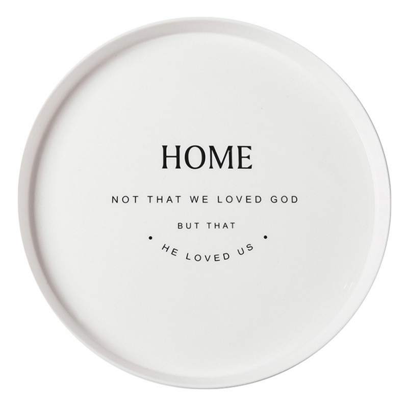 Round Breakfast Plate Tea Cup Tray Dim Sum Plastic Tray Steak Dish Plate Round Steak Dish tableware dinnerware: W3