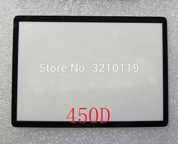 5Pcs Lcd Screen Window Display (Acryl) outer Glas Voor Canon Eos 450D Eos Rebel Xsi Eos Kiss X2S Screen Protector + Tape