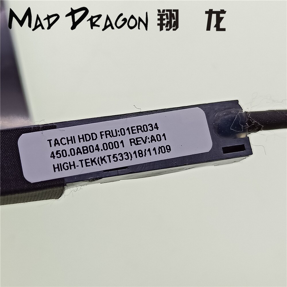 450.0AB04.0001 01ER034 For Lenovo Thinkpad T570 T580 P51S P52S Laptop SATA SSD Hard Drive Cable Connector with 2.5" HDD Bracket