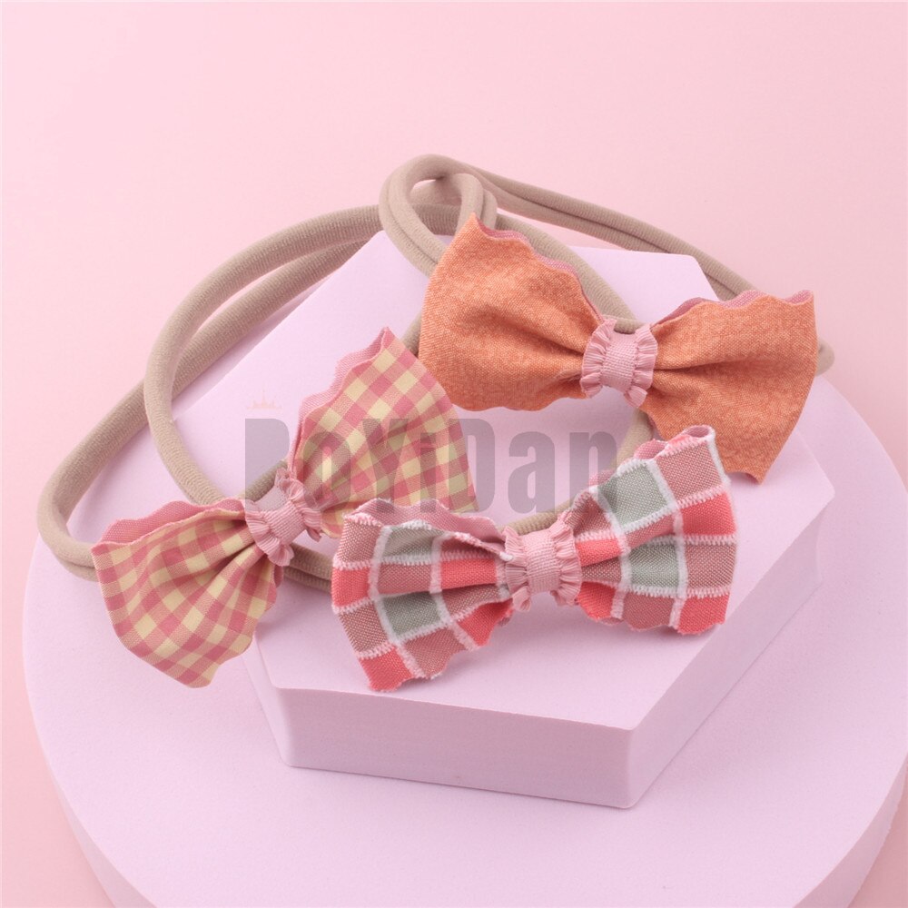 3 unids/set nuevos niños bebé niña arco elástico banda pelo bebé de un año de edad venda del bebé diadema para foto