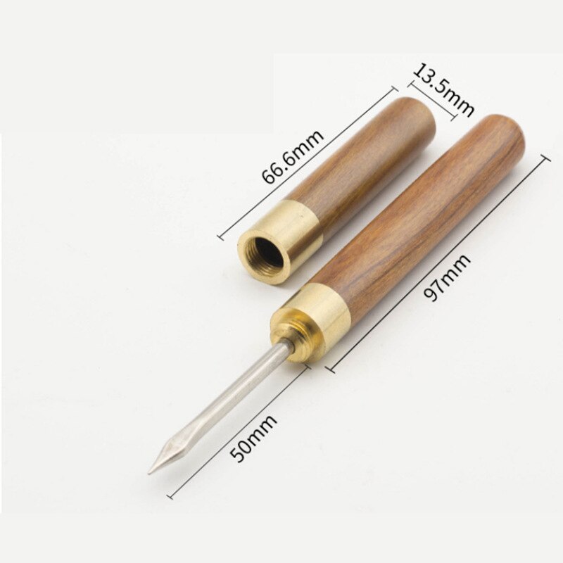 Brechen Neugierigen Tee Ziegel Professionelle Werkzeug Sandelholz Tee Messer Nadel Holen mit Holz Griff Puer Tee Werkzeuge Kegel Tee Messer: Stil 1