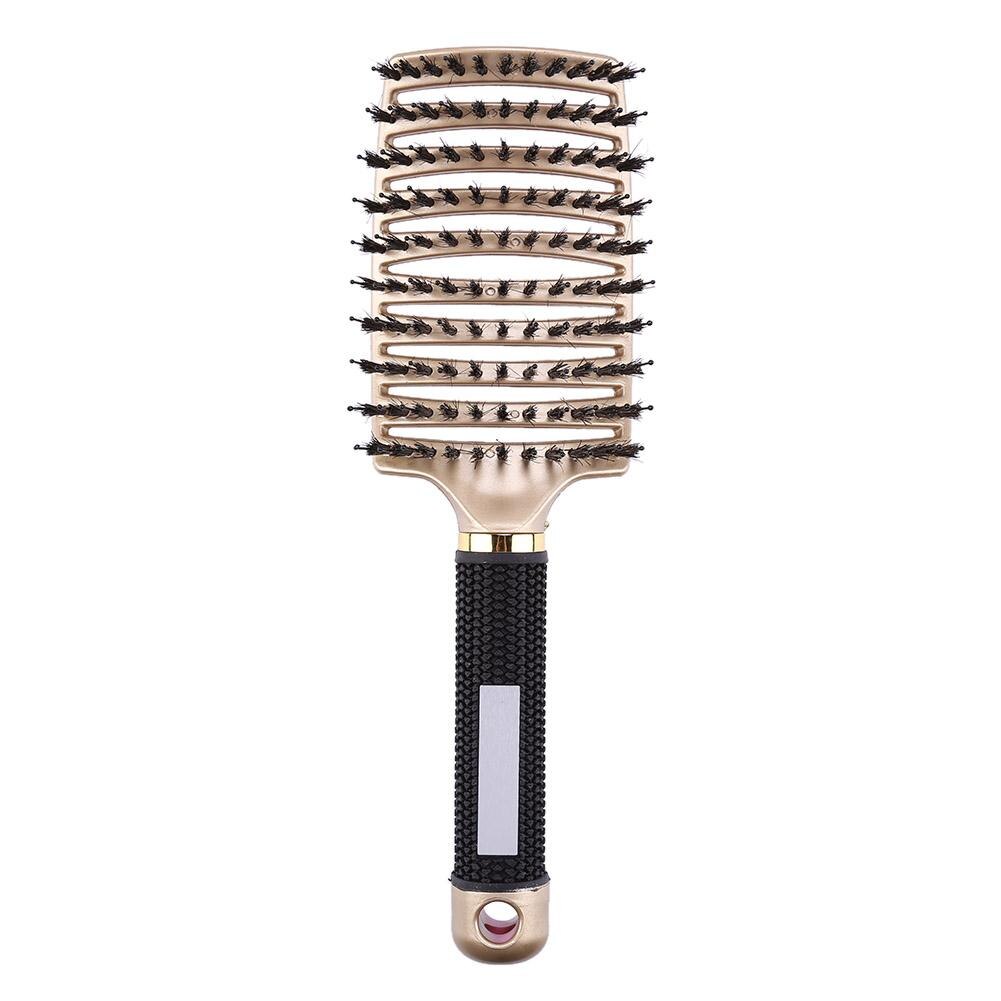 Meisjes Haar Hoofdhuid Massage Kam Haarborstel Varkenshaar Nylon Vrouwen Nat Krullend Ontwarren Haar Borstel Voor Salon Kappers Styling Tools: 04