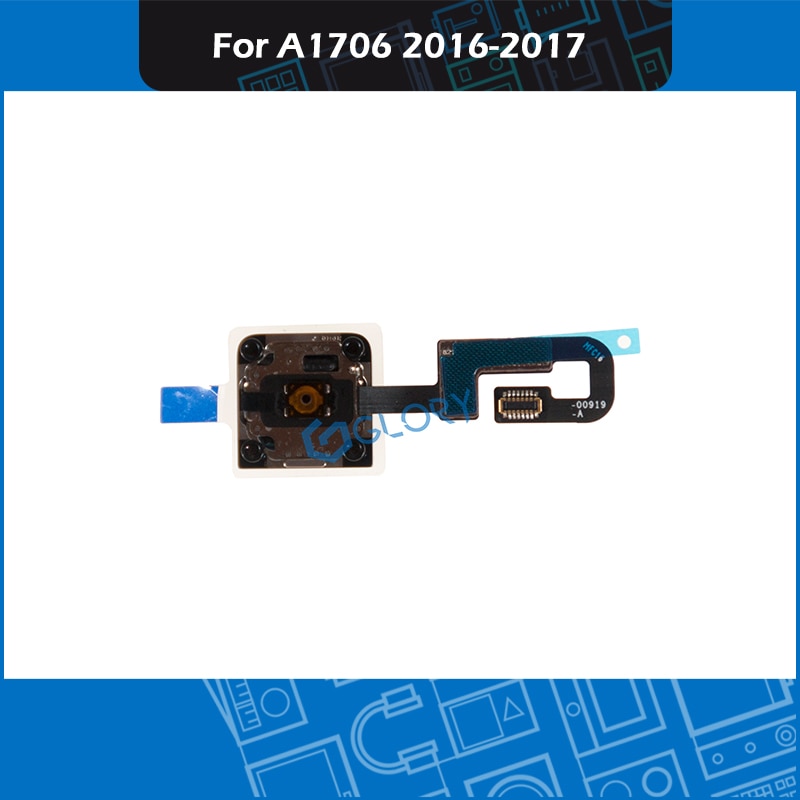 Original 821-00919-A A1706 Touch ID Button for Macbook Pro Touch Bar 13" A1706 Power ON/OFF Button Year EMC 3071 3163