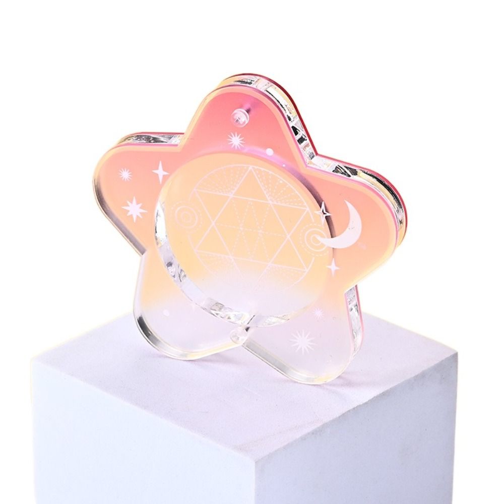 Japanese-Style Anime Badge Storage Box Mini Cartoon Badge Display Cases Acrylic Badge Protector Cover Anime Collector's: Beige